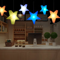 STARFEST – Colorful LED Star Christmas Lights with USB Rechargeable Glow