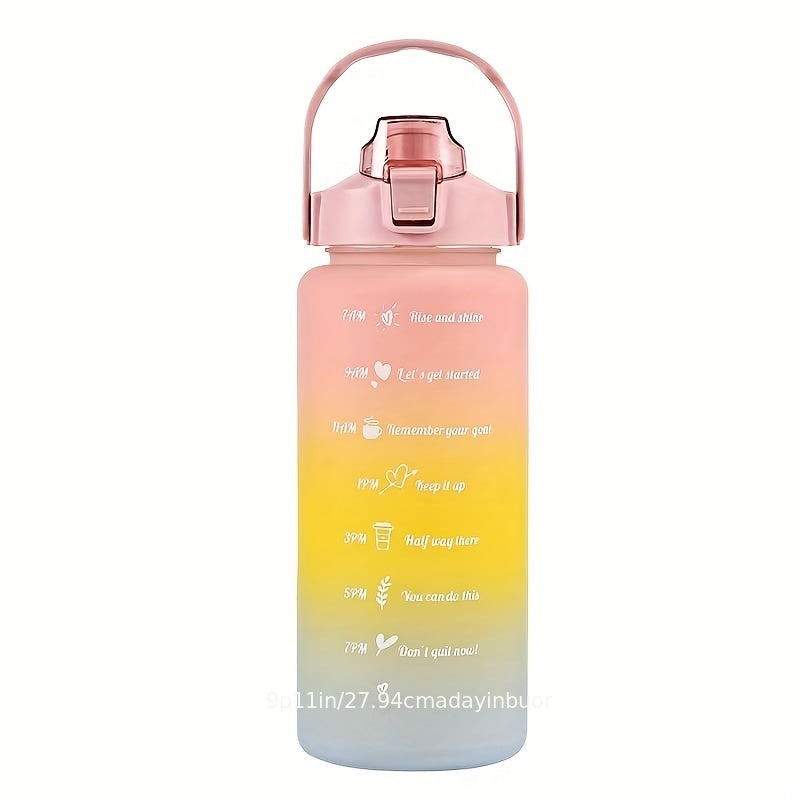 HYDRAGRAD – Gradient Water Bottle with Straw