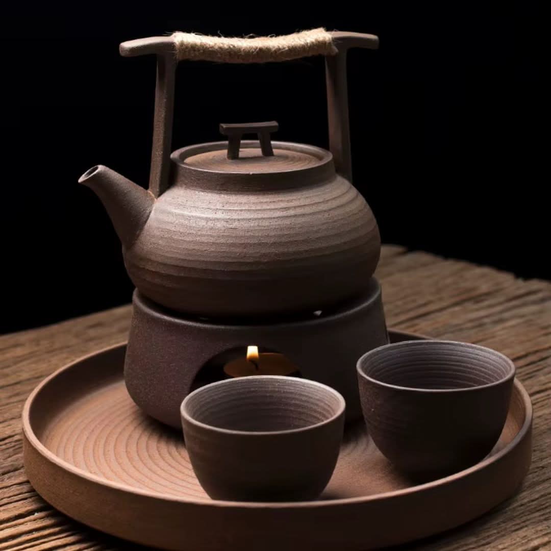 TEAGLOW – Teapot with Tea Warmer for Cozy Serving
