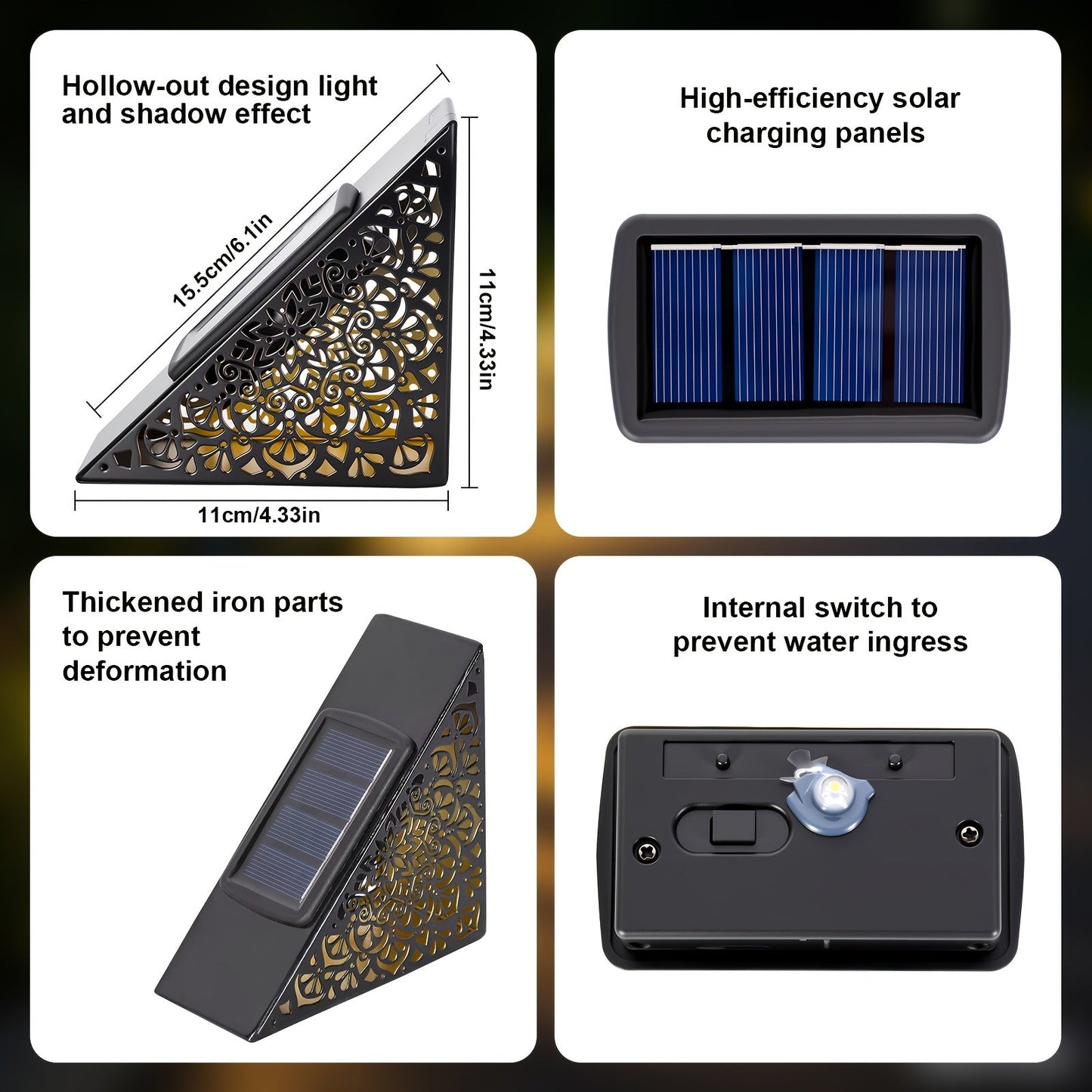 Stepora - Solar Metal Outdoor Step Lights