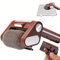 GRATECHARGE – Brosse électrique pour barbecue avec rouleau de nettoyage en acier inoxydable