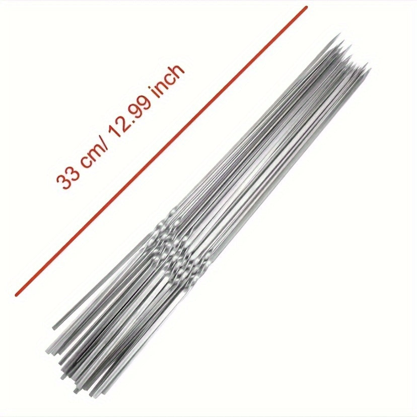 GRILLSPIKE – Ensemble de brochettes pour barbecue en acier inoxydable