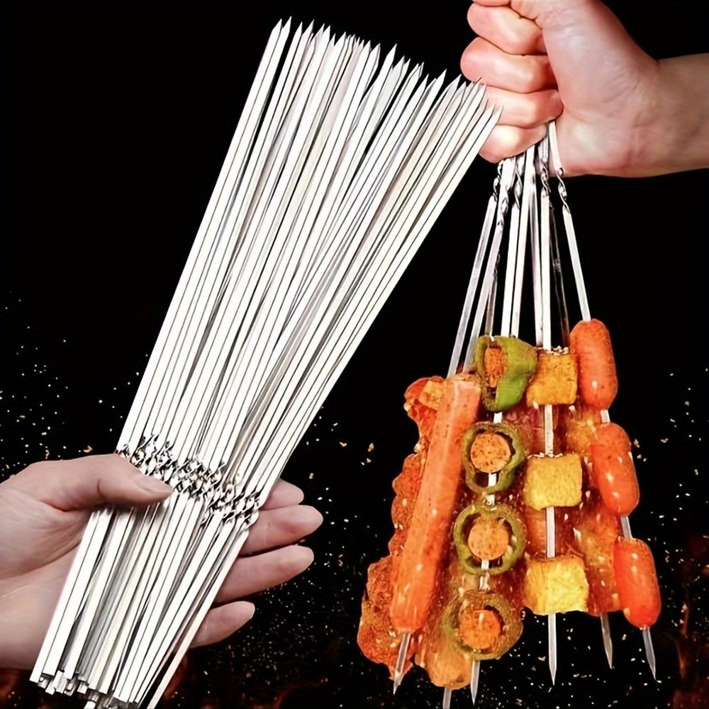 GRILLSPIKE – Ensemble de brochettes pour barbecue en acier inoxydable