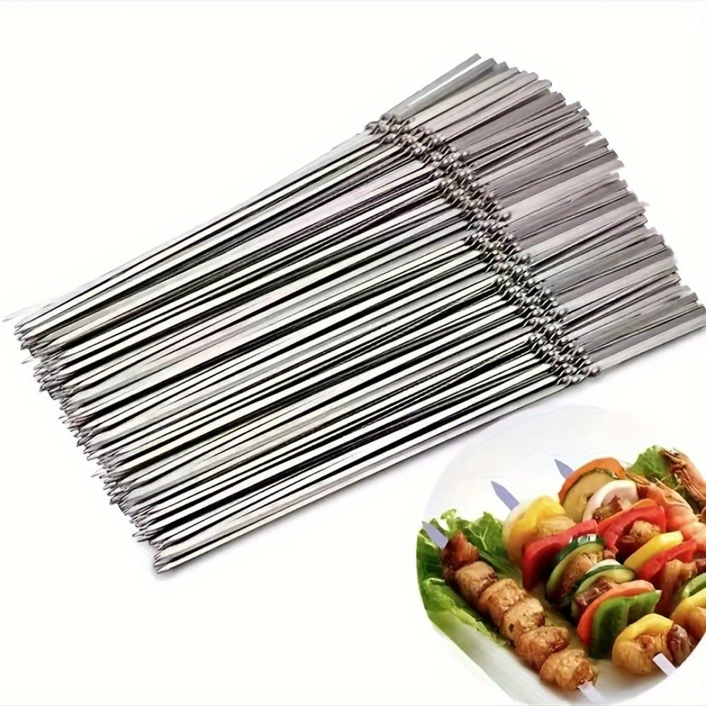 GRILLSPIKE – Ensemble de brochettes pour barbecue en acier inoxydable