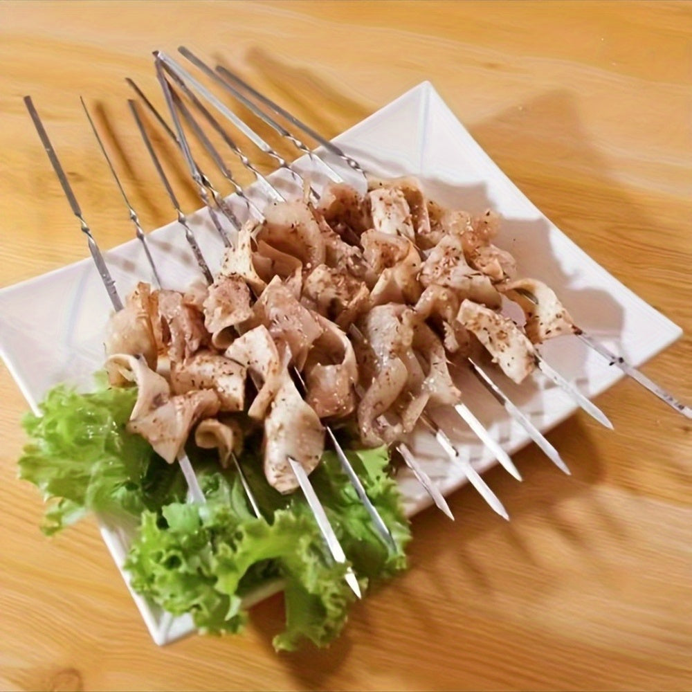 GRILLSPIKE – Ensemble de brochettes pour barbecue en acier inoxydable
