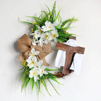 GRACEBLOOM – Couronne décorative et croix pour des espaces paisibles