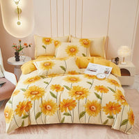 SOLMIRA – Sunflower Reversible Bedding Set for Warm Bedroom Appeal