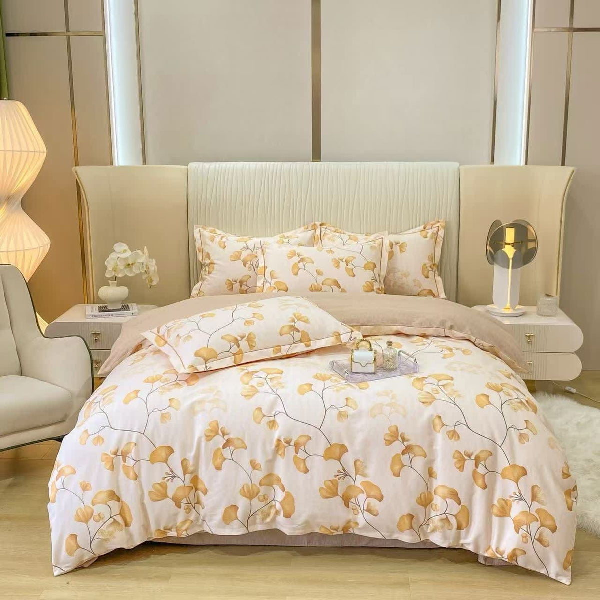 LEAFTOVA – Ginkgo Bedding Set for Serene Everyday Comfort