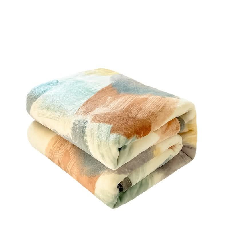 PRISMACLOUD – Couverture géométrique aquarelle pour un confort supérieur