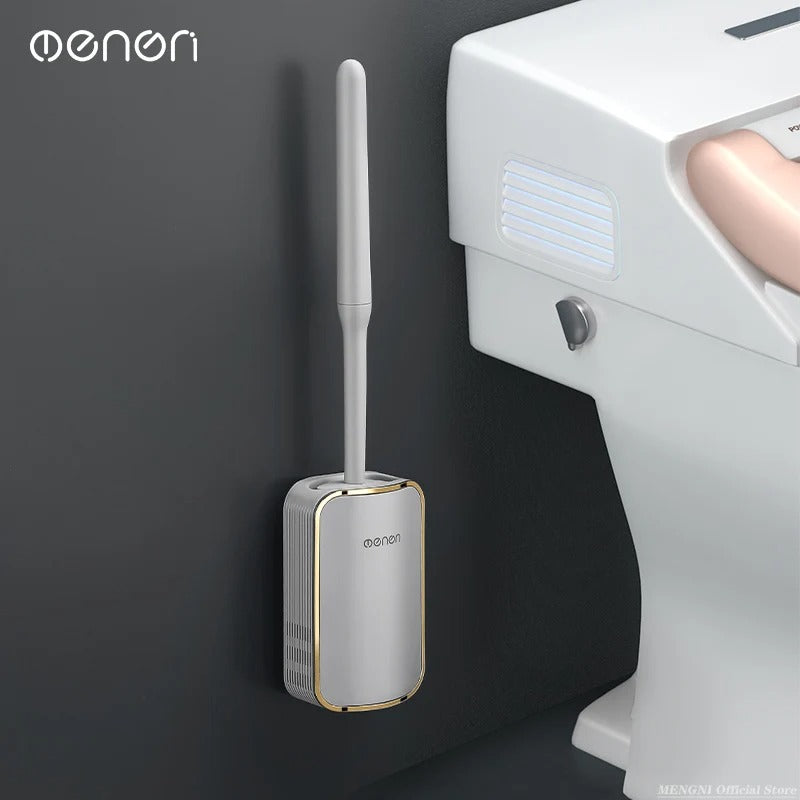 LUXCLEANSE – Wall Mounted Quick Dry Toilet Brush Set