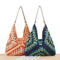 SUNLACE – Bohemian Crochet Beach Tote Bag