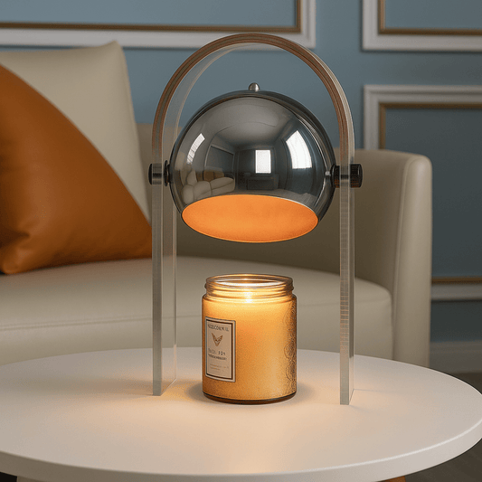 WICKLORA – Lampe chauffe-bougie élégante pour une ambiance chaleureuse à la maison