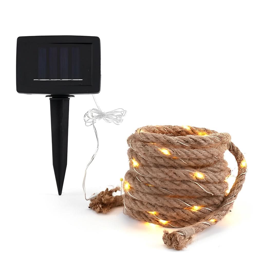 HEMPHAVEN – Guirlande lumineuse en corde pour des espaces chaleureux et accueillants