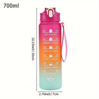HYDRAGRAD – Gradient Water Bottle with Straw