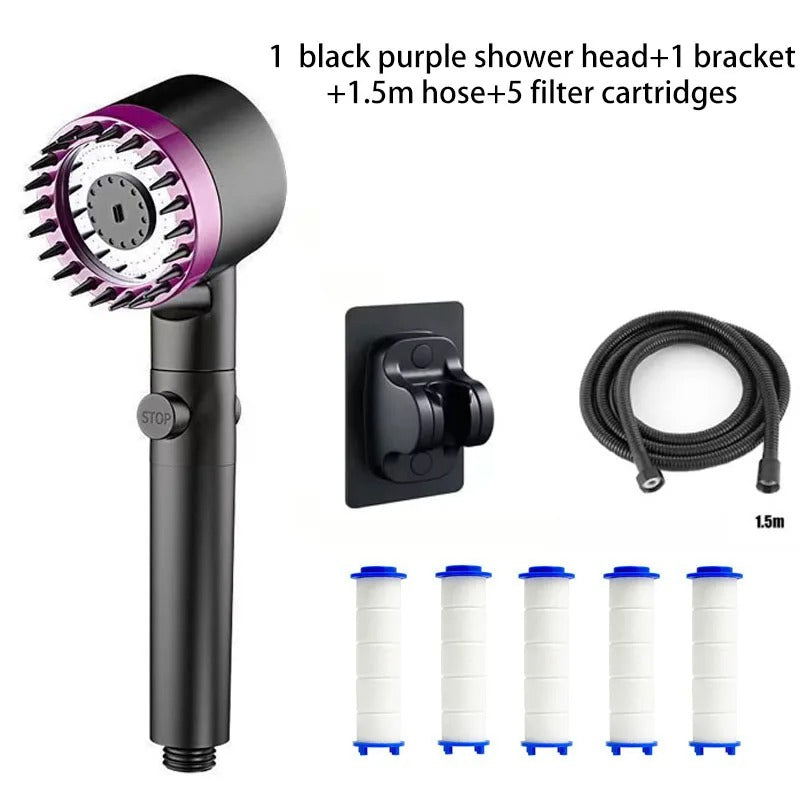 PUREJETIX – High Pressure Filter Shower Head with 3 Modes