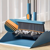 SWEEPVEX – Long Handle Broom and Dustpan Cleaning Set