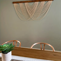 MACRAMELIVA – Minimalist Macrame Wall Hanging for Boho Decor