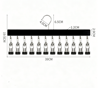 CAPTIER – Hut-Organizer mit 12 Clips für eine ordentliche Präsentation