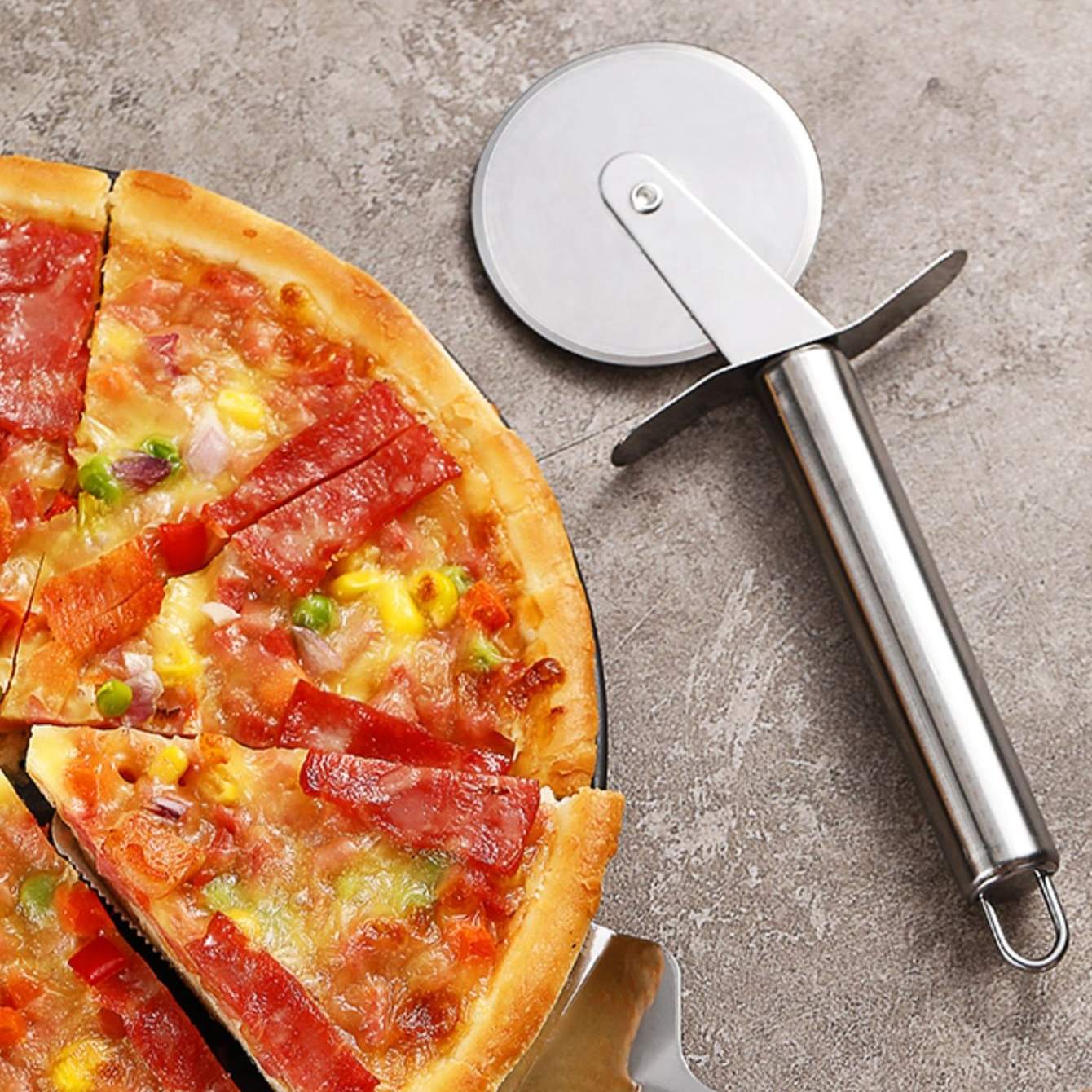 ROLLCUTA – Roue coupe-pizza en acier inoxydable