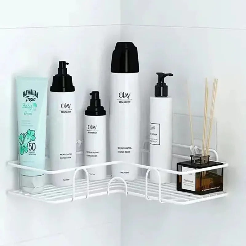 IRONOVA – Organisateur mural en métal pour étagère de salle de bain