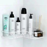 IRONOVA – Organisateur mural en métal pour étagère de salle de bain
