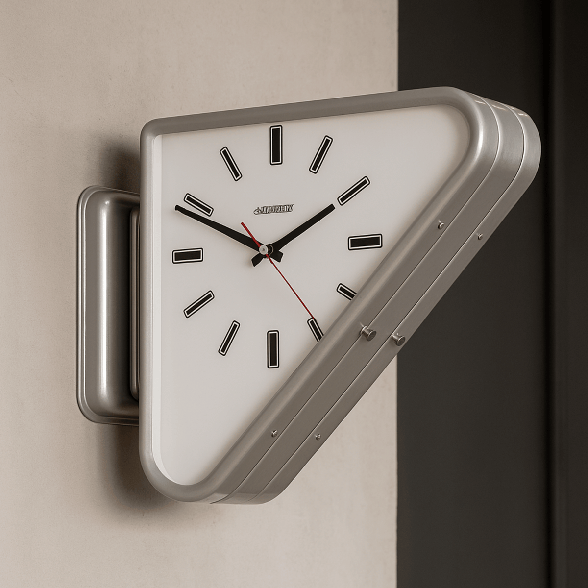 GEOTEMPO – Dual-Sided Wall Clock for Modern Geometric Decor