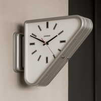 GEOTEMPO – Dual-Sided Wall Clock for Modern Geometric Decor