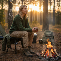 TACTITABLE – Portable Folding Camping Stool Table