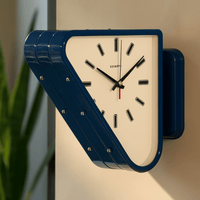 GEOTEMPO – Dual-Sided Wall Clock for Modern Geometric Decor