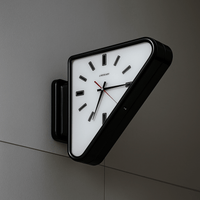 GEOTEMPO – Dual-Sided Wall Clock for Modern Geometric Decor