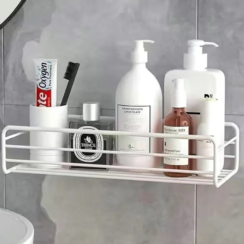 IRONOVA – Organisateur mural en métal pour étagère de salle de bain