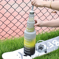 HYDRAGRAD – Gradient Water Bottle with Straw