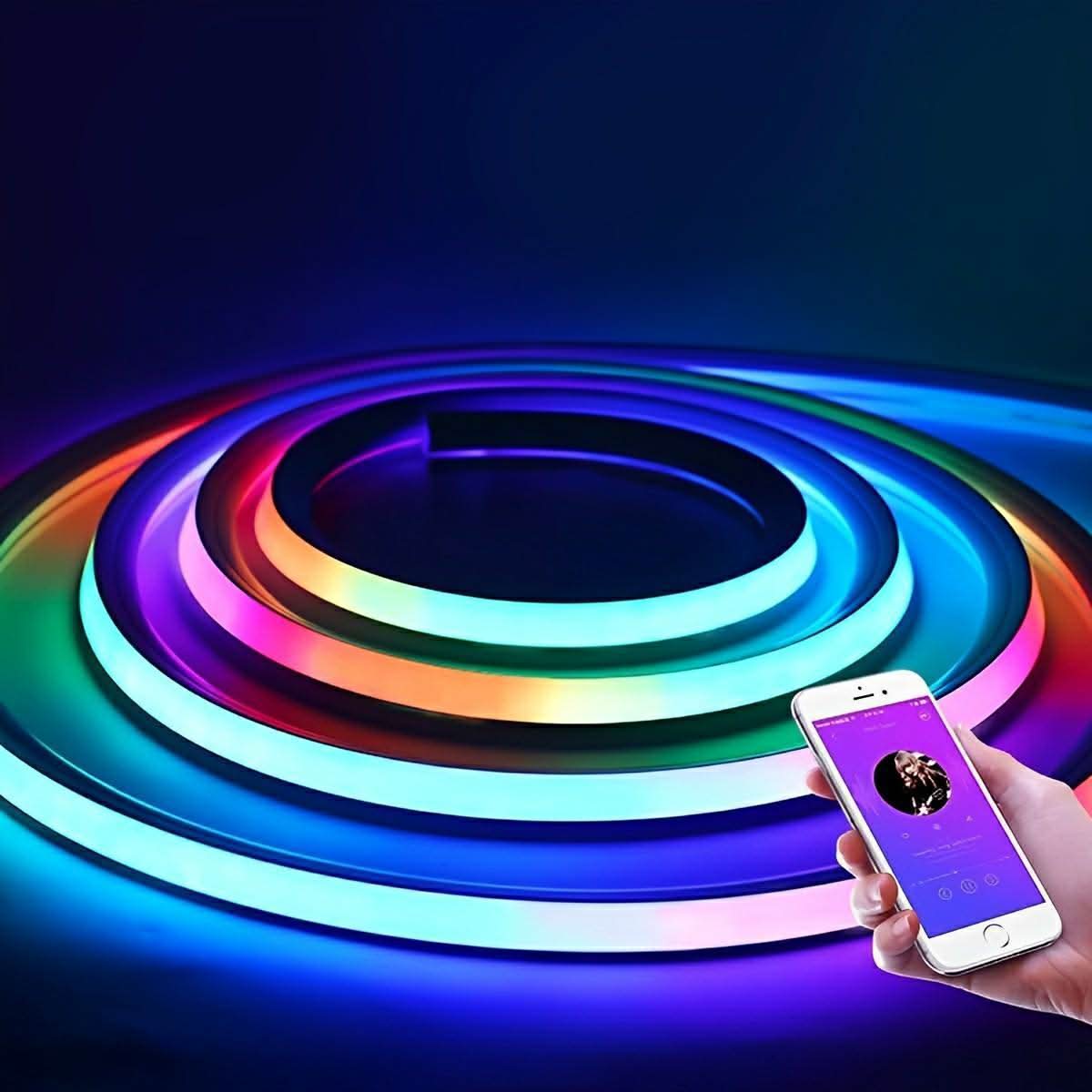 GLOWSTRIP – Éclairage LED RVB pour une ambiance chaleureuse en soirée