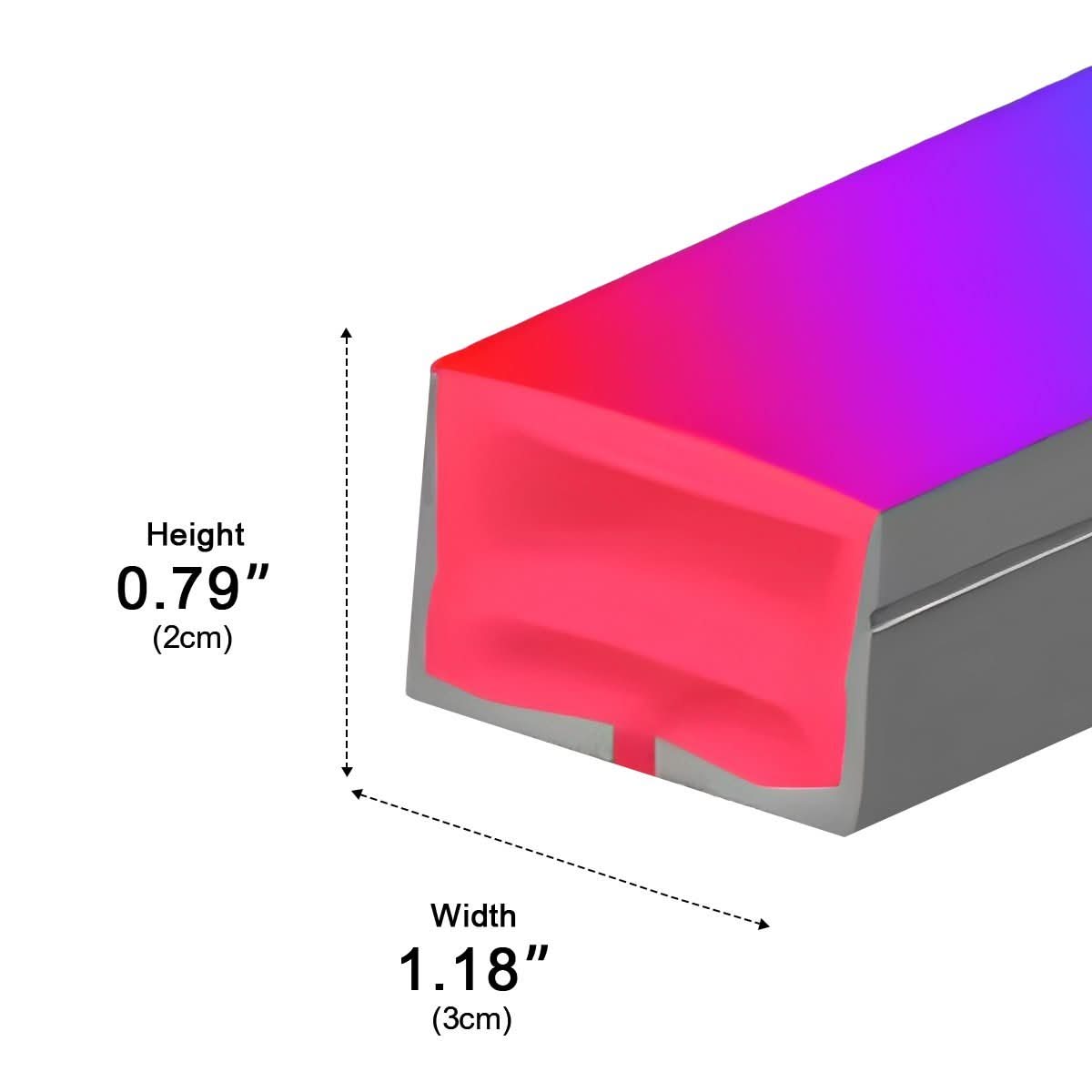 GLOWSTRIP – Éclairage LED RVB pour une ambiance chaleureuse en soirée