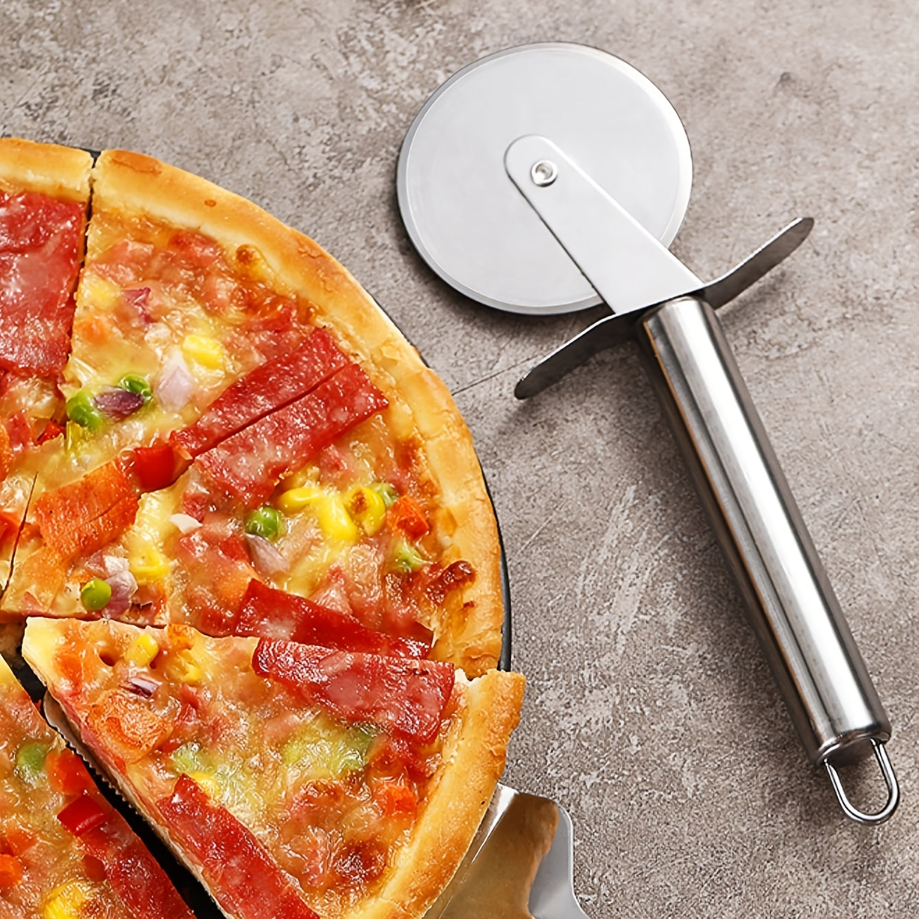 ROLLCUTA – Roue coupe-pizza en acier inoxydable