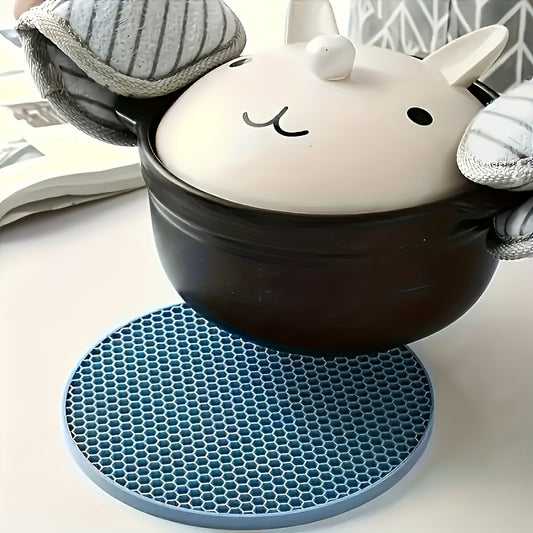 HEXAGRIP – Ensemble de tapis en silicone résistants à la chaleur à motif nid d’abeille