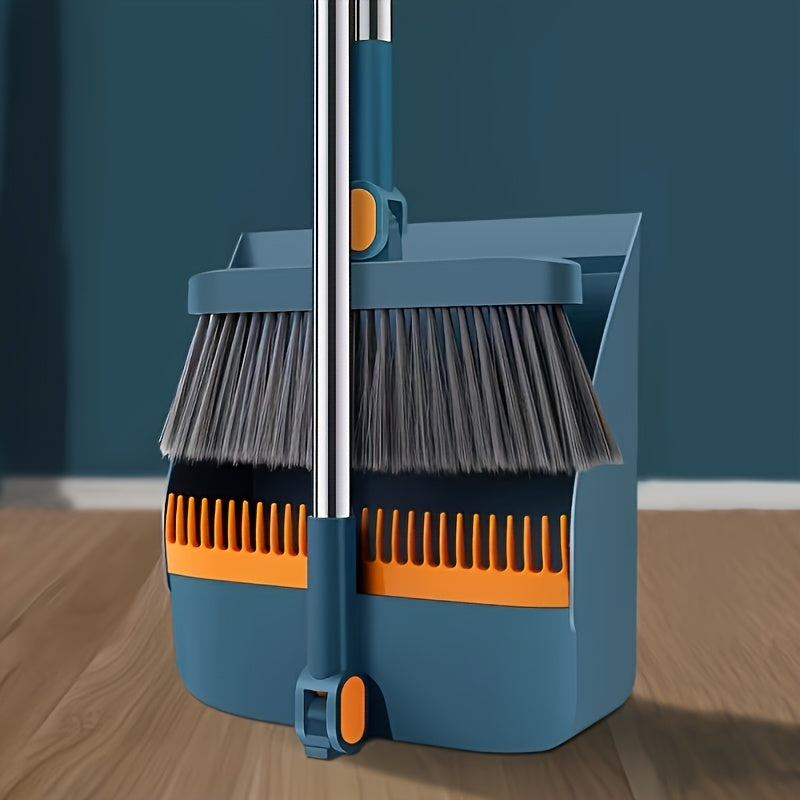 SWEEPVEX – Long Handle Broom and Dustpan Cleaning Set