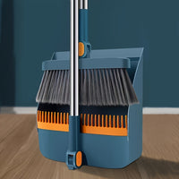 SWEEPVEX – Long Handle Broom and Dustpan Cleaning Set
