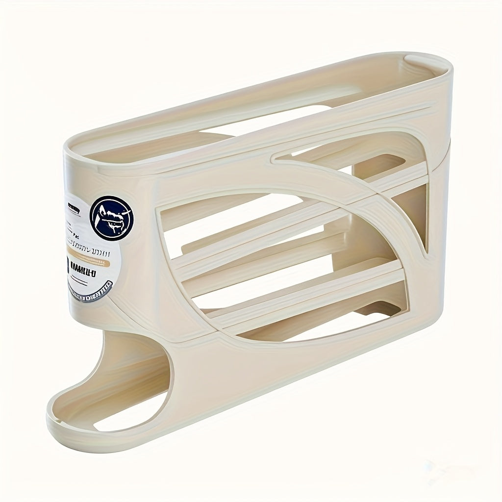 EGGROLLA – 4 Tier Rolling Egg Storage Organizer