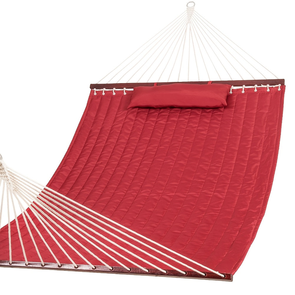 QUILTFLOW – Double Quilted Hammock for Patio & Poolside Comfort