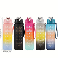 HYDRAGRAD – Gradient Water Bottle with Straw