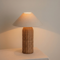 RATTAVIXA – Boho Table Lamp for Inviting Bedroom Atmosphere