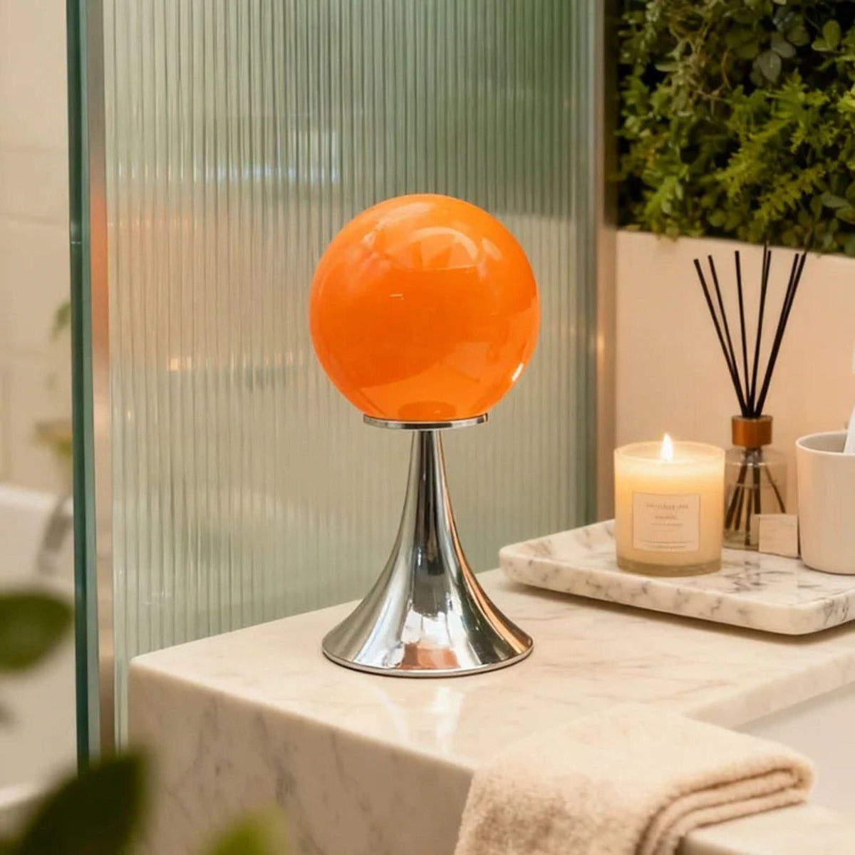 ORBISLUNIA – Modern Orb Table Lamp for Soft Ambient Glow