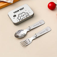FOLDMATE – Portable Folding Fork Spoon Set