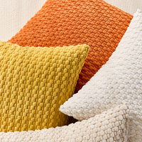 CORDFLOW – Housses de coussin à texture bulle pour décoration canapé et chambre