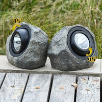 Stoneva - Solar simuliertes Felsen-Gartenlicht