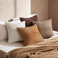 Loomara - Retro Corduroy Patchwork Pillow Covers