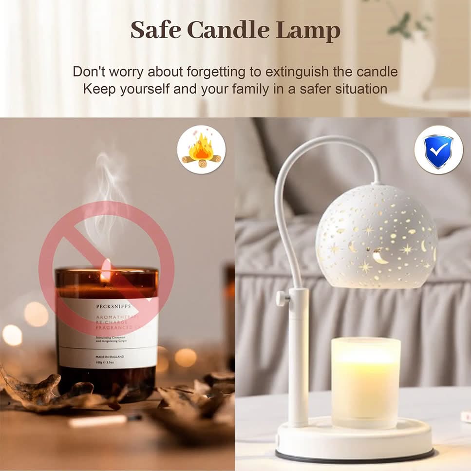 MOONMELT – Lampe chauffe-bougie pour une ambiance vespérale féerique