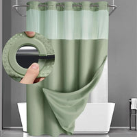SPAELLE – Waffle Shower Curtain for Serene Bath Styling
