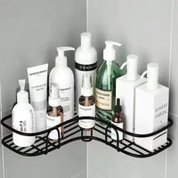 IRONOVA – Organisateur mural en métal pour étagère de salle de bain